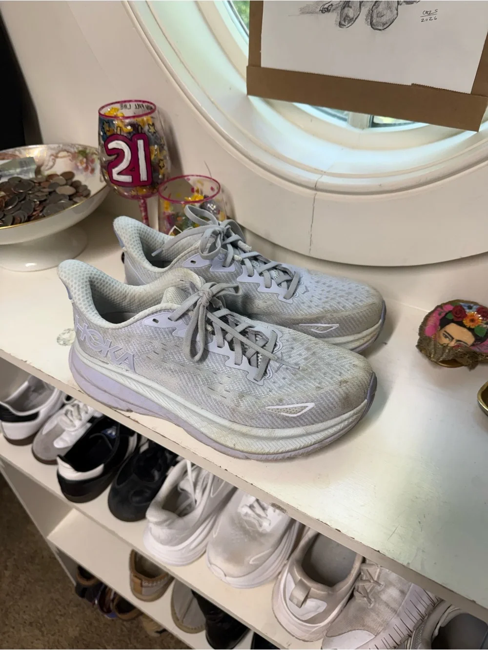 HOKA Women's Lightweight Running Shoes - Light Purple